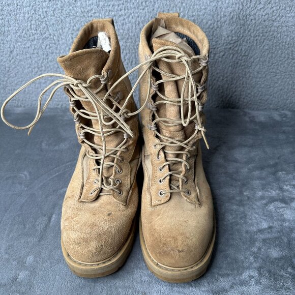 Bates US Army Desert Combat Boots Gore-Tex Vibram Sole Tan Mens Size 7W Gorpcore - Picture 6 of 13